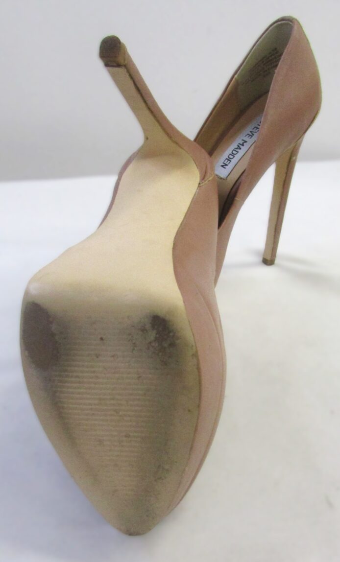 Steve Madden Women's Taupe Genuine Leather Stilleto Heels Size 6.5 - Image 4