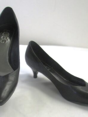 BCBG Paris Black Leather Pumps Size 7