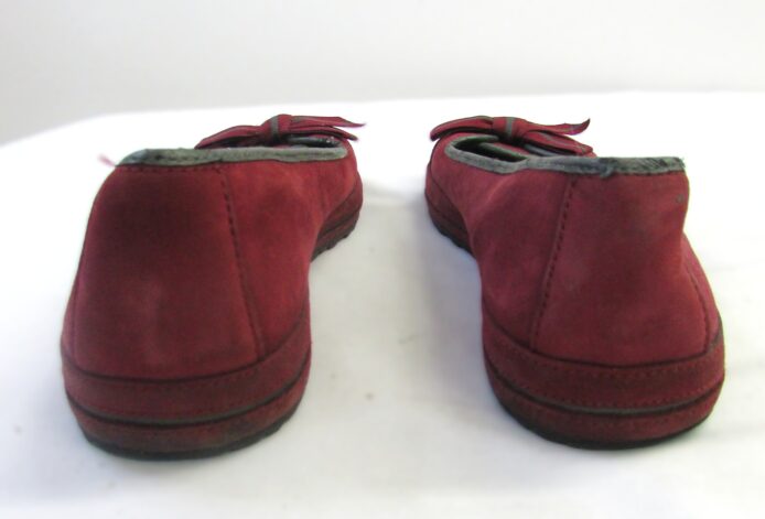 Privo Women's Burgundy Suede Slip-On Flats Size 9 - Image 6
