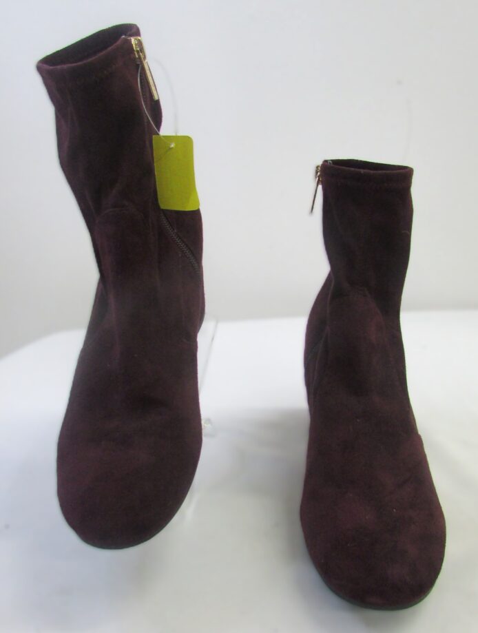 Unisa Women's Burgundy Suede Ankle Boots Size 9 - Image 2