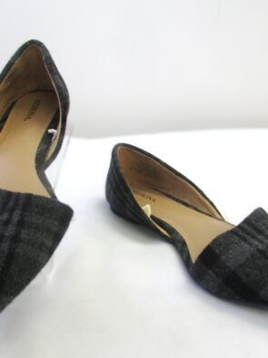 Merona Women's Gray Plaid Slip-On Flats Size 7