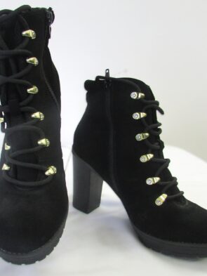 Ardiamo Black Lace Up Ankle Boot Size 8
