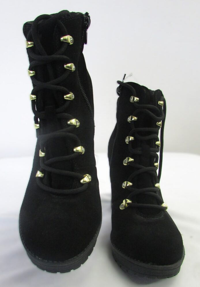Ardiamo Black Lace Up Ankle Boot Size 8 - Image 2