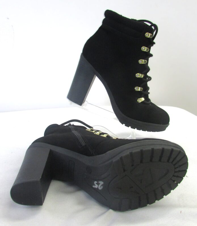 Ardiamo Black Lace Up Ankle Boot Size 8 - Image 5