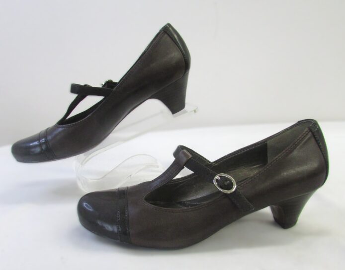 Naturalizer N5 Comfort Women's Pewter Baby Doll Shoes Size 5 - Image 3
