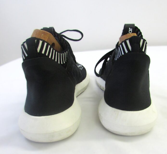 Addias Black/White Hi Top Lace Up Gym Shoes Size 8.5 - Image 7