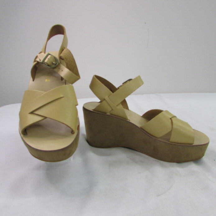 Rampage Strappy Platform Wedge Size 9