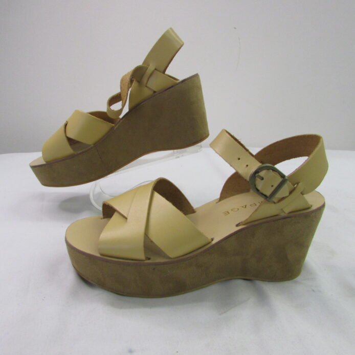 Rampage Strappy Platform Wedge Size 9 - Image 4