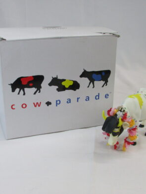 COW PARADE by WESTLAND "Rock-N-Roll" #9137 WITH BOX