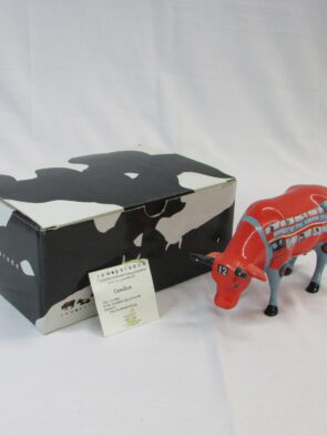 COW PARADE by WESTLAND "CowBus" #6014 WITH BOX