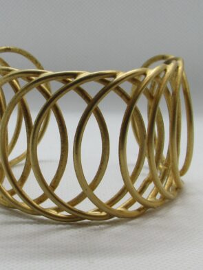 Vintage Thick Circle Cuff Bangle Bracelet