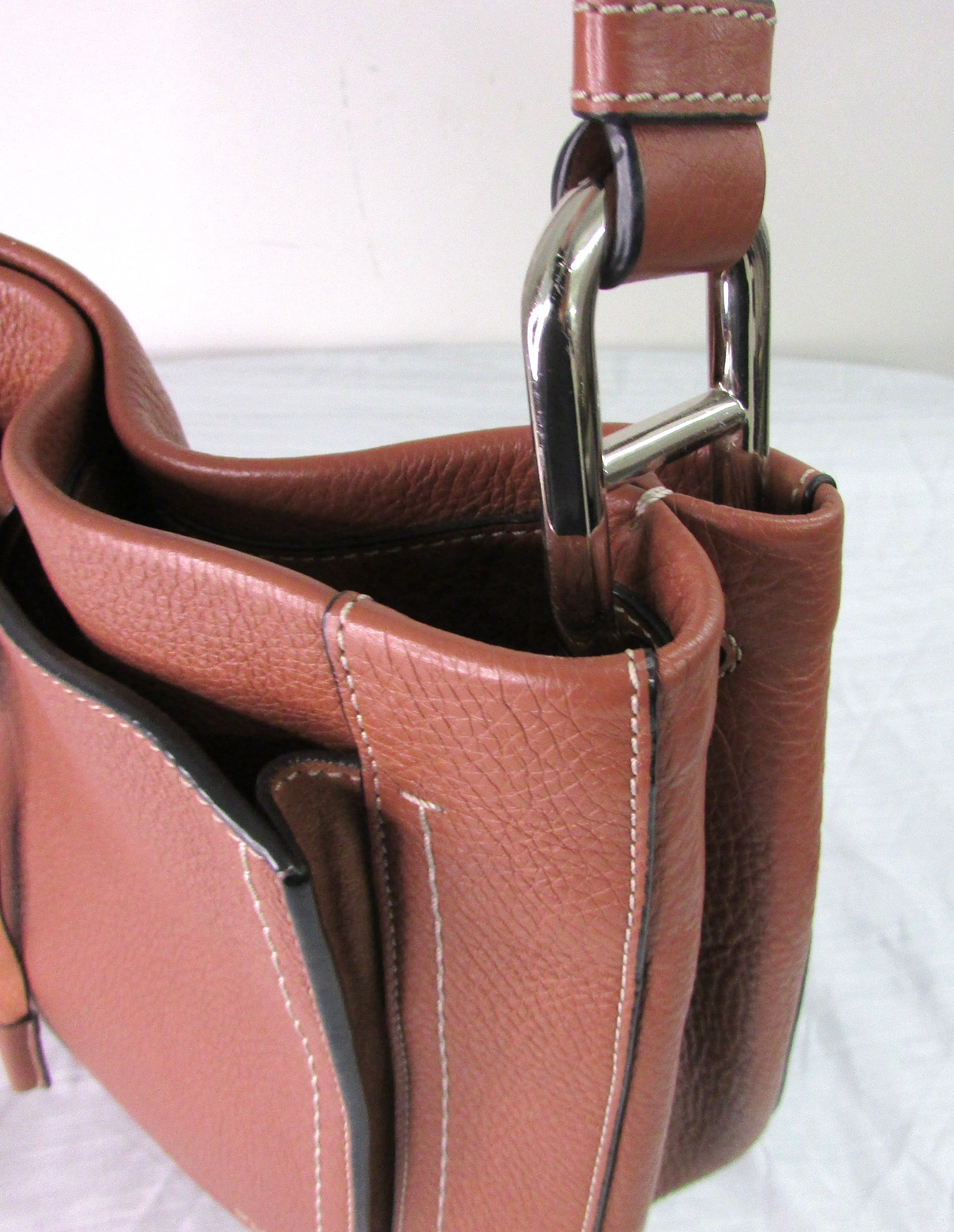 Marc Jacobs Vintage Leather Tan Shoulder Bag - Image 4