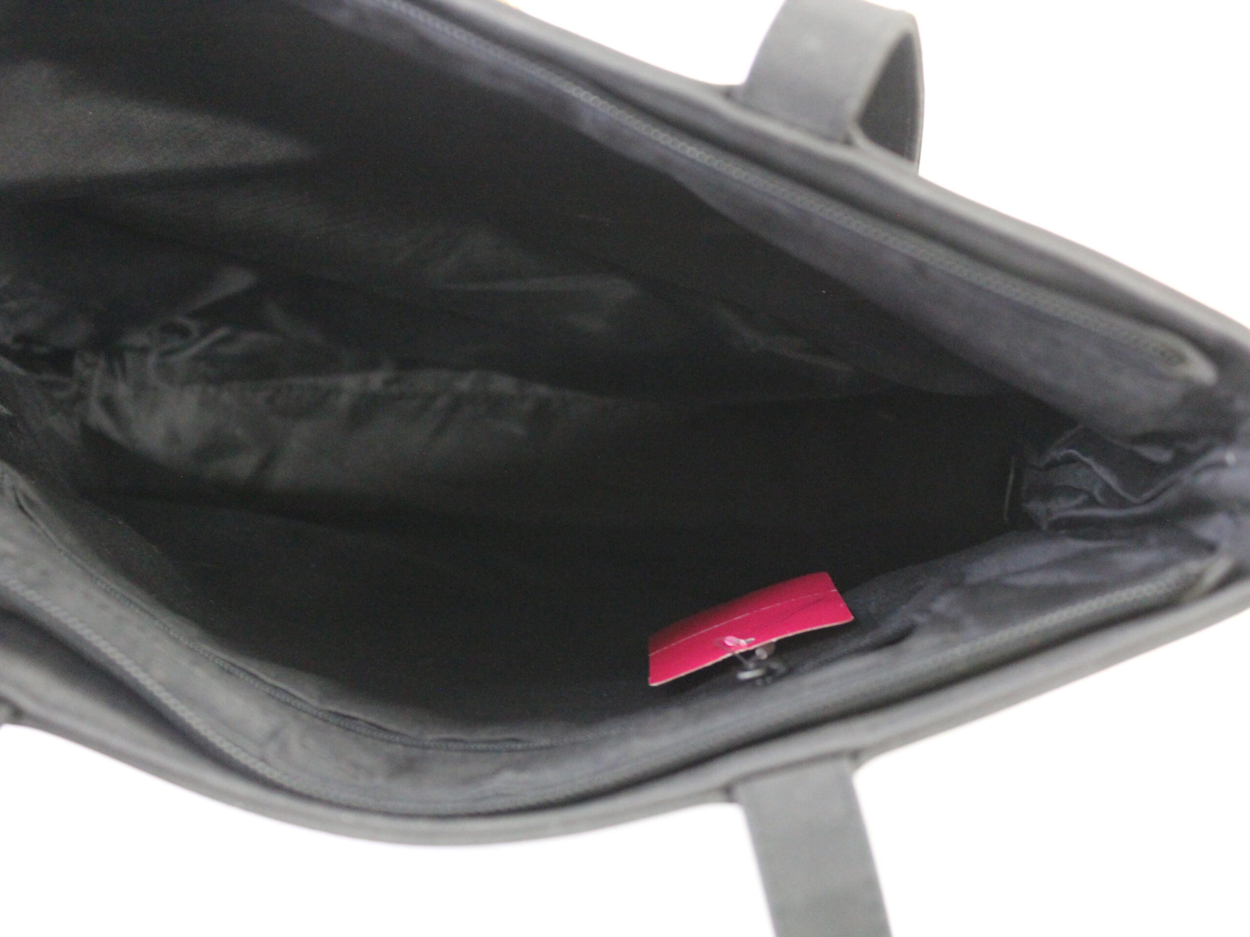 St. John Vintage Black Fabric Tote - Image 6