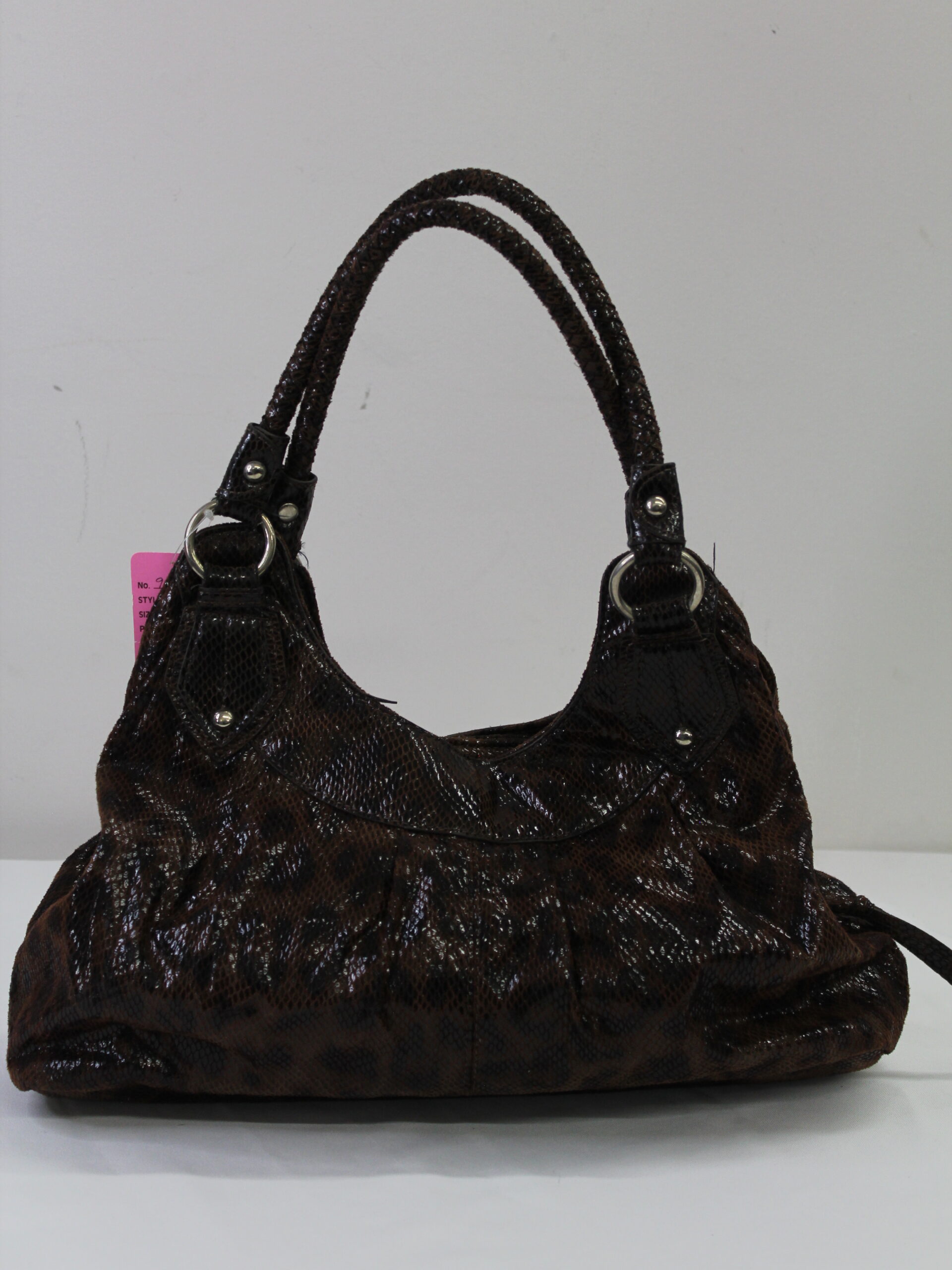 New Directions Vintage Brown PVC Shoulder Bag