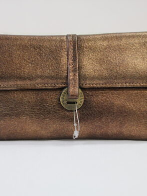 Prune Tri Fold Wallet w Duster