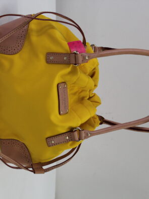 Kate Spade Vintage Yellow Fabric Tote