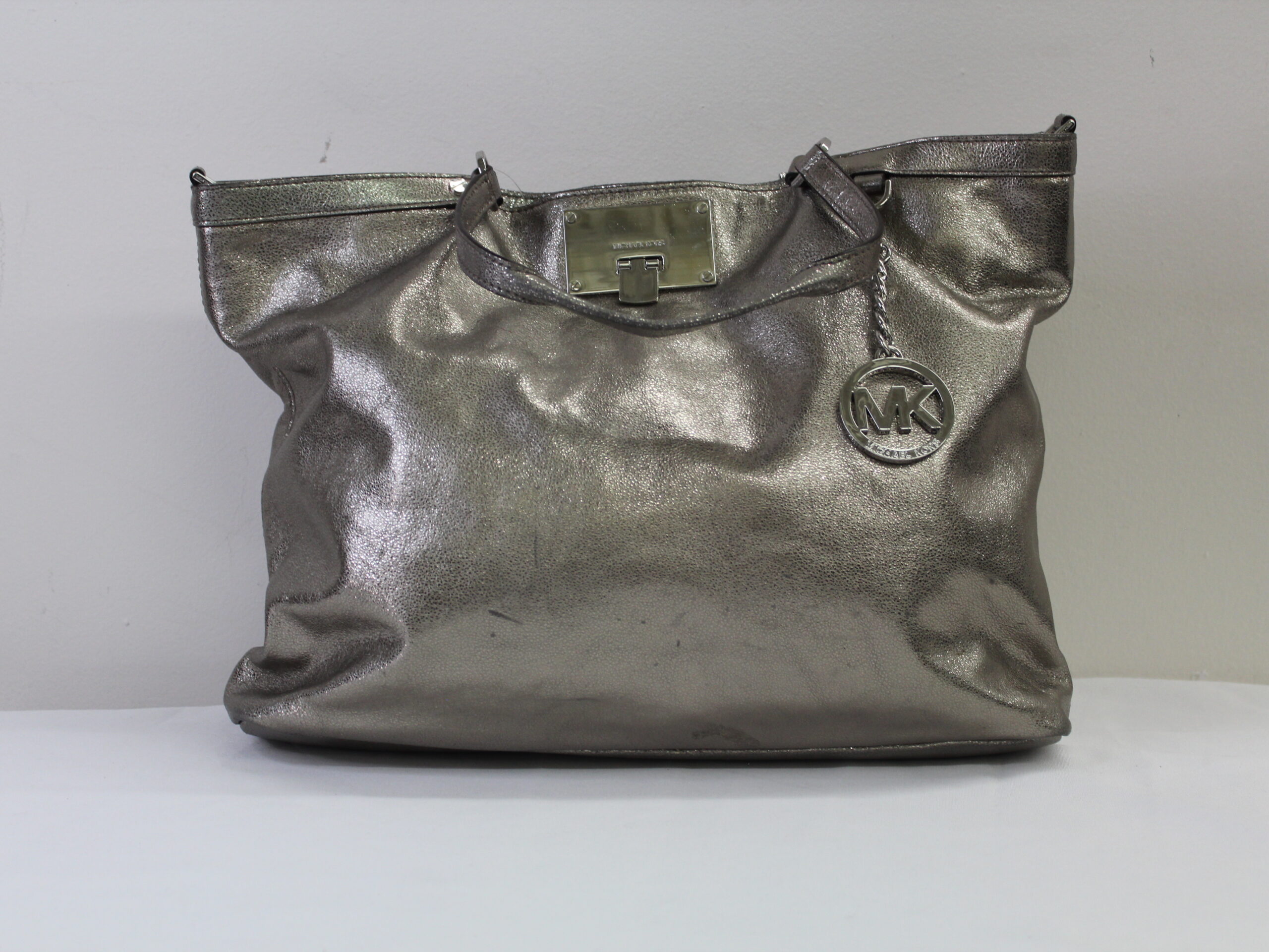 Michael Kors Vintage Silver Shoulder Bag