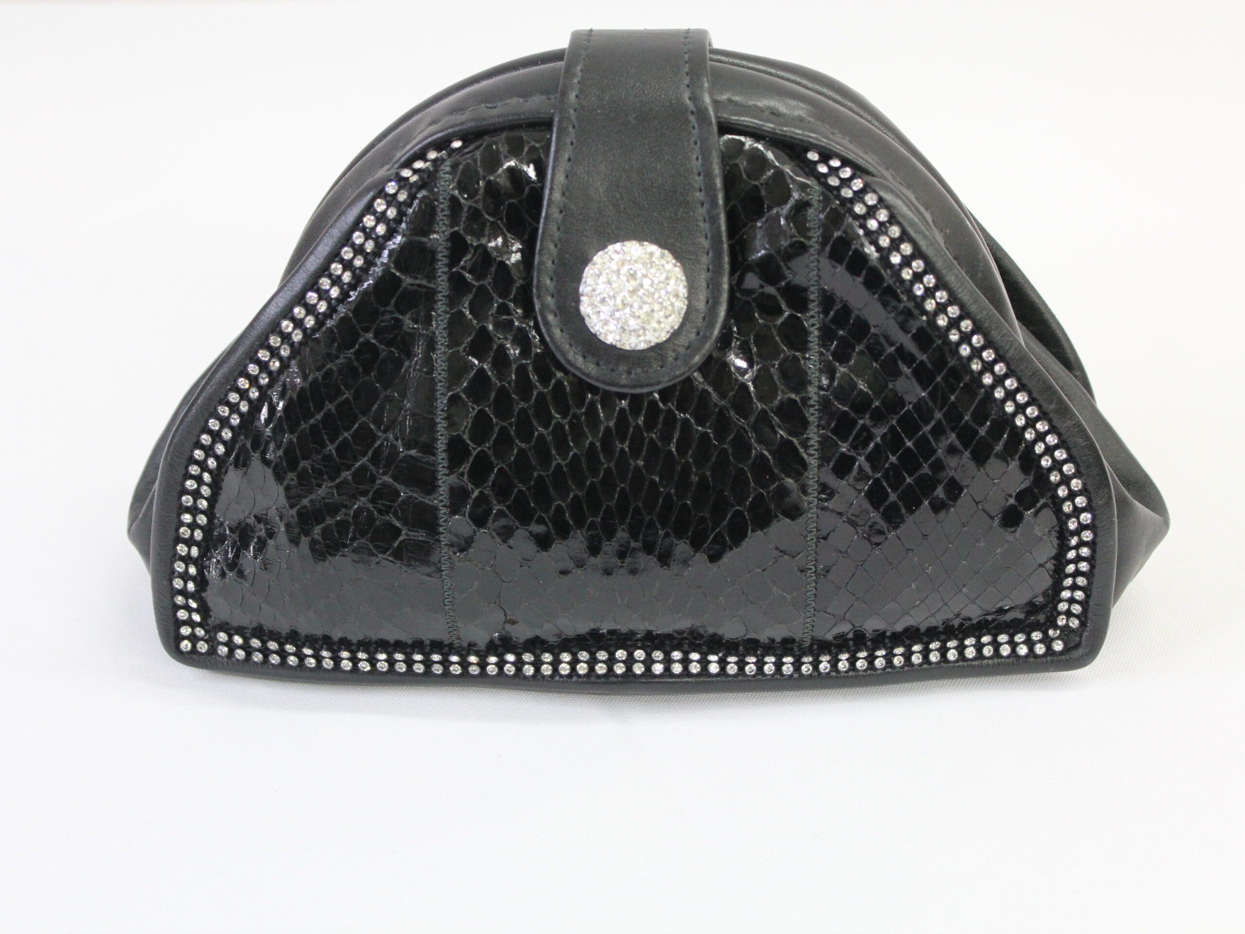 VST Vintage PVC Black Crossbody Purse - Image 4