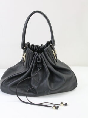 Kate Spade Vintage Black Leather Shoulder Bag