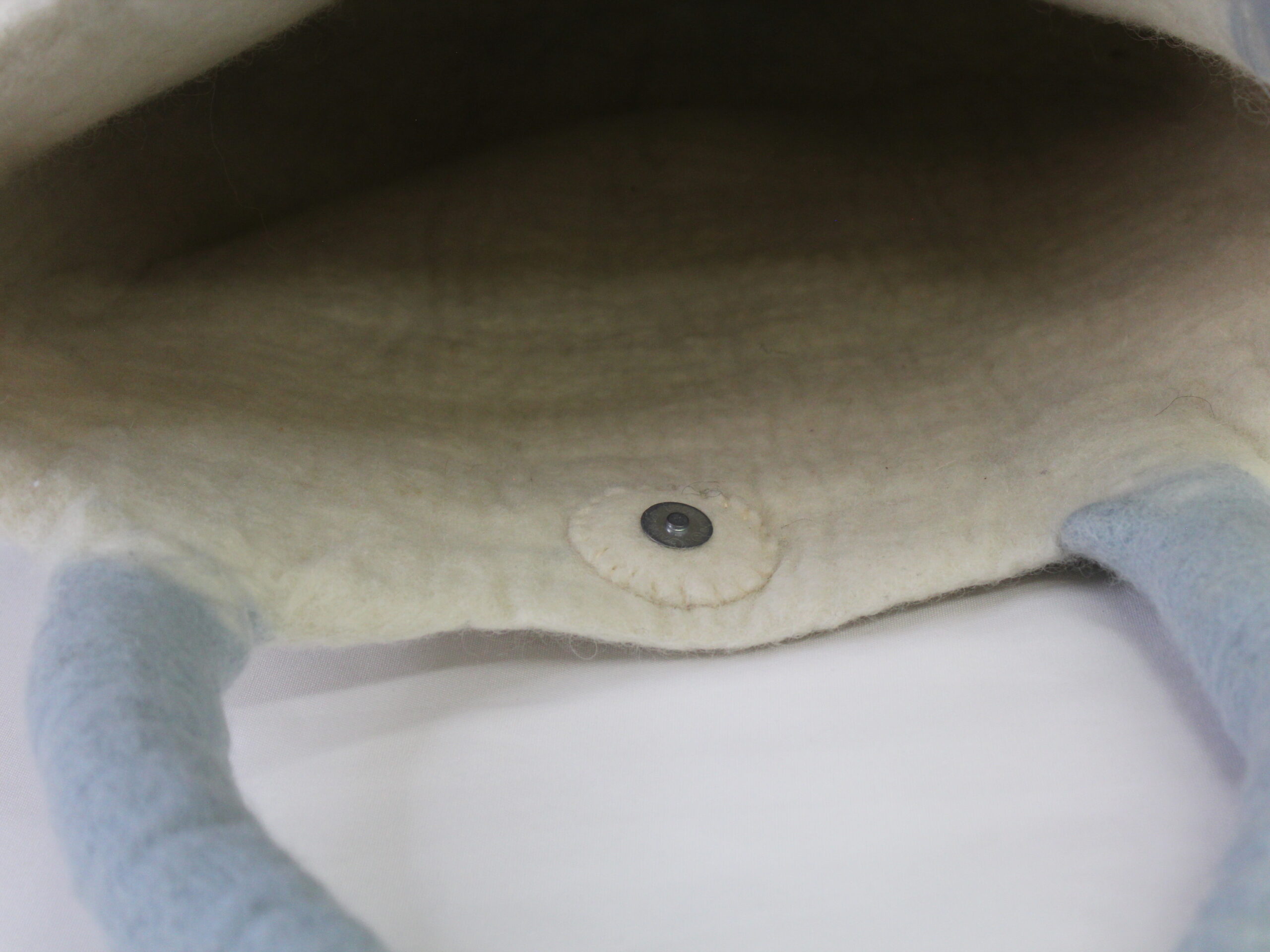 Aveva Vintage Blue Shoulder Bag Purse - Image 4