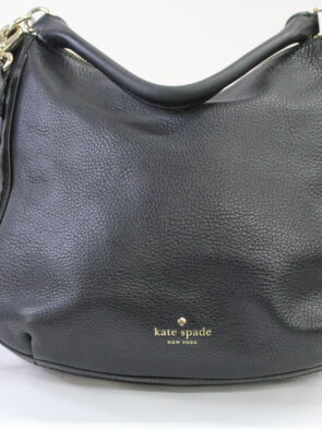 Kate Spade Vintage Black Leather Shoulder bag with Strap