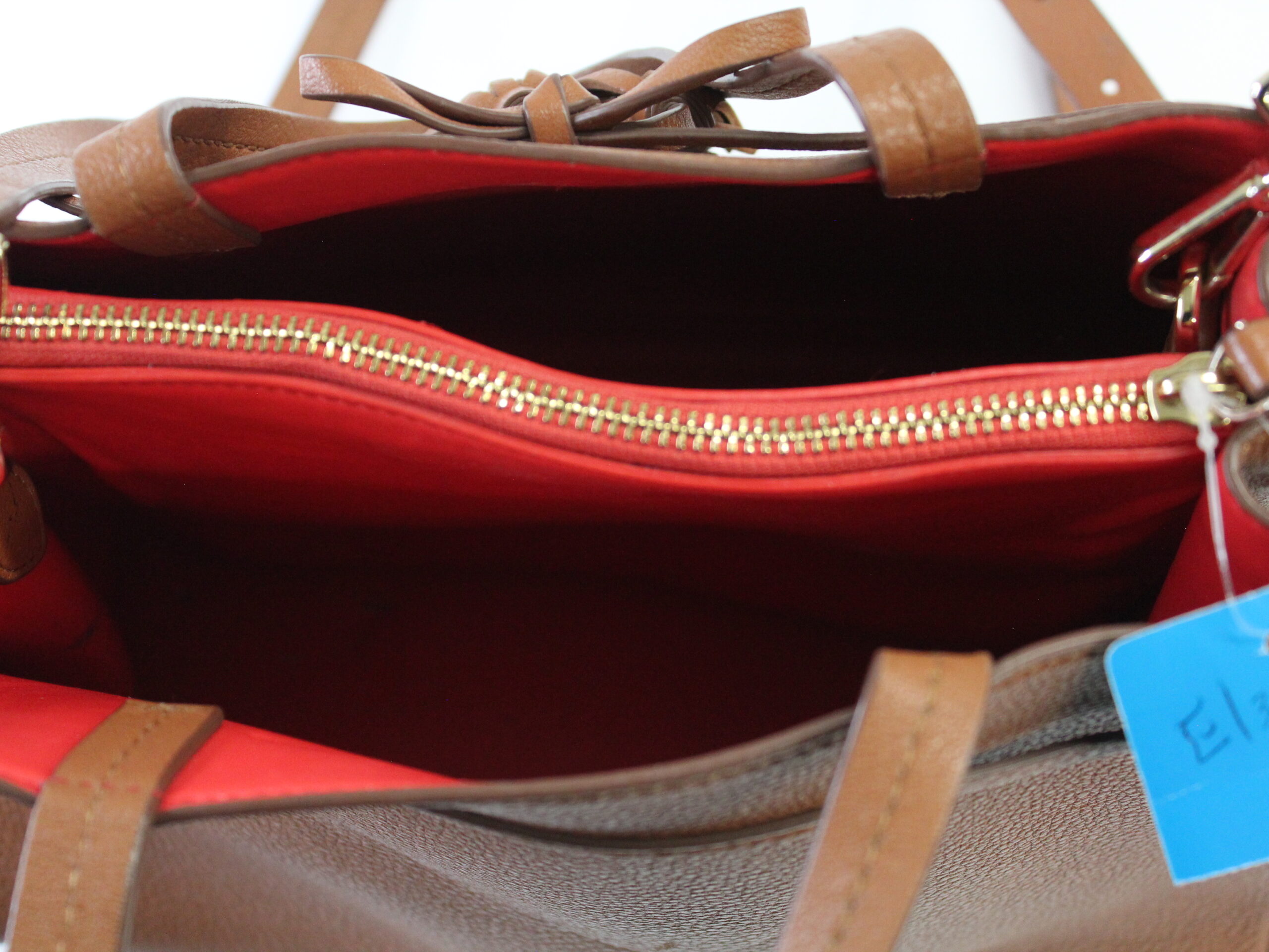 Kate Spade Brown Leather Tote - Image 8