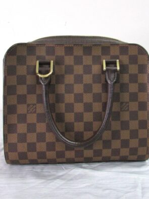 Genuine Vintage Louis Vuitton Damier Ebene Triana Bag Dual Handles Style V11014