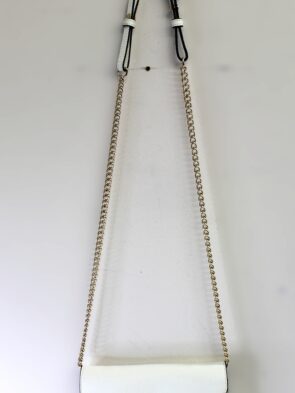 Cromia Vintage Leather White Crossbody purse