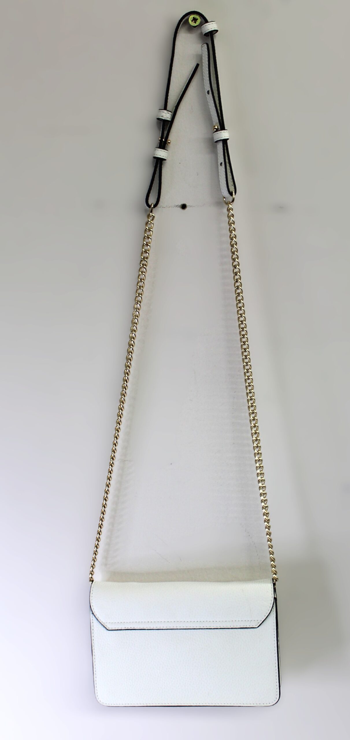 Cromia Vintage Leather White Crossbody purse - Image 2