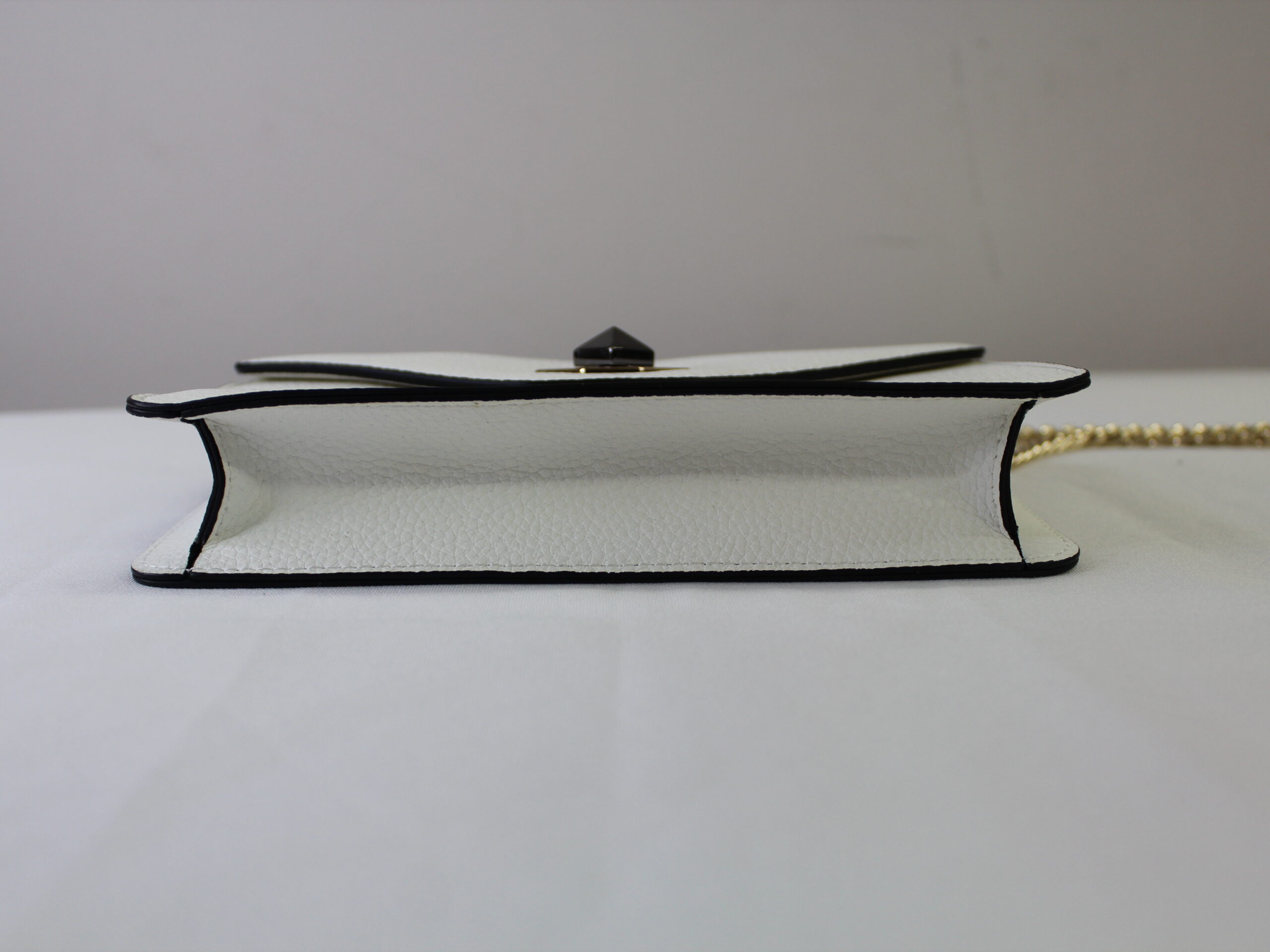 Cromia Vintage Leather White Crossbody purse - Image 5