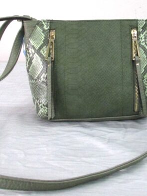 Jessica Simpson Vintage Green Leather Crossbody Purse