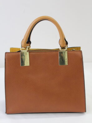 Steve Madden Vintage Brown Leather Satchel Purse