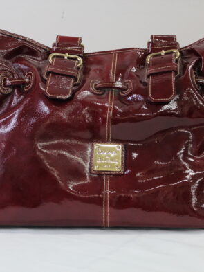 Dooney & Bourke Vintage Red Leather Shoulder Bag