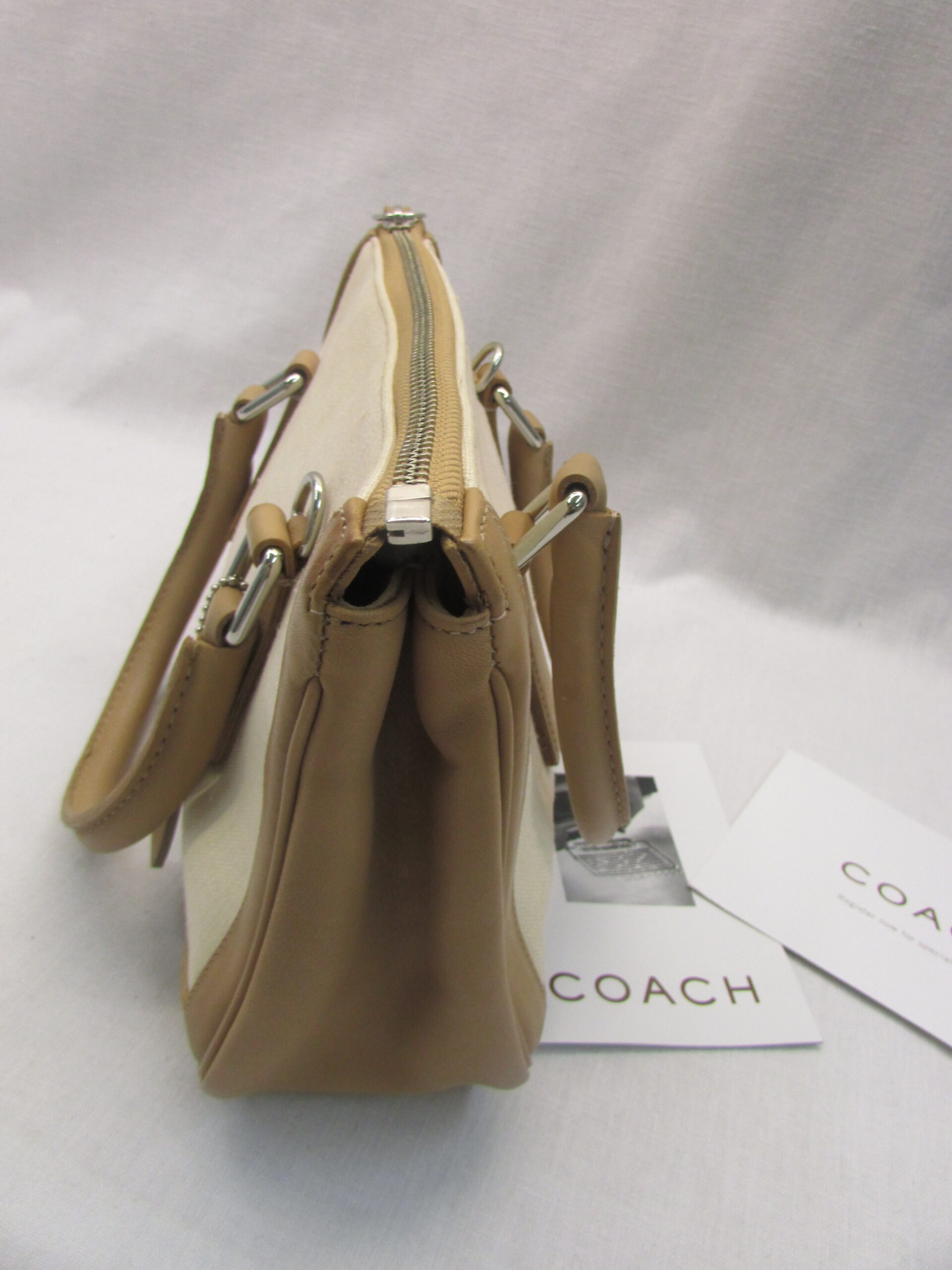 Coach, Vintage Small Tote Bag Purse - Image 3