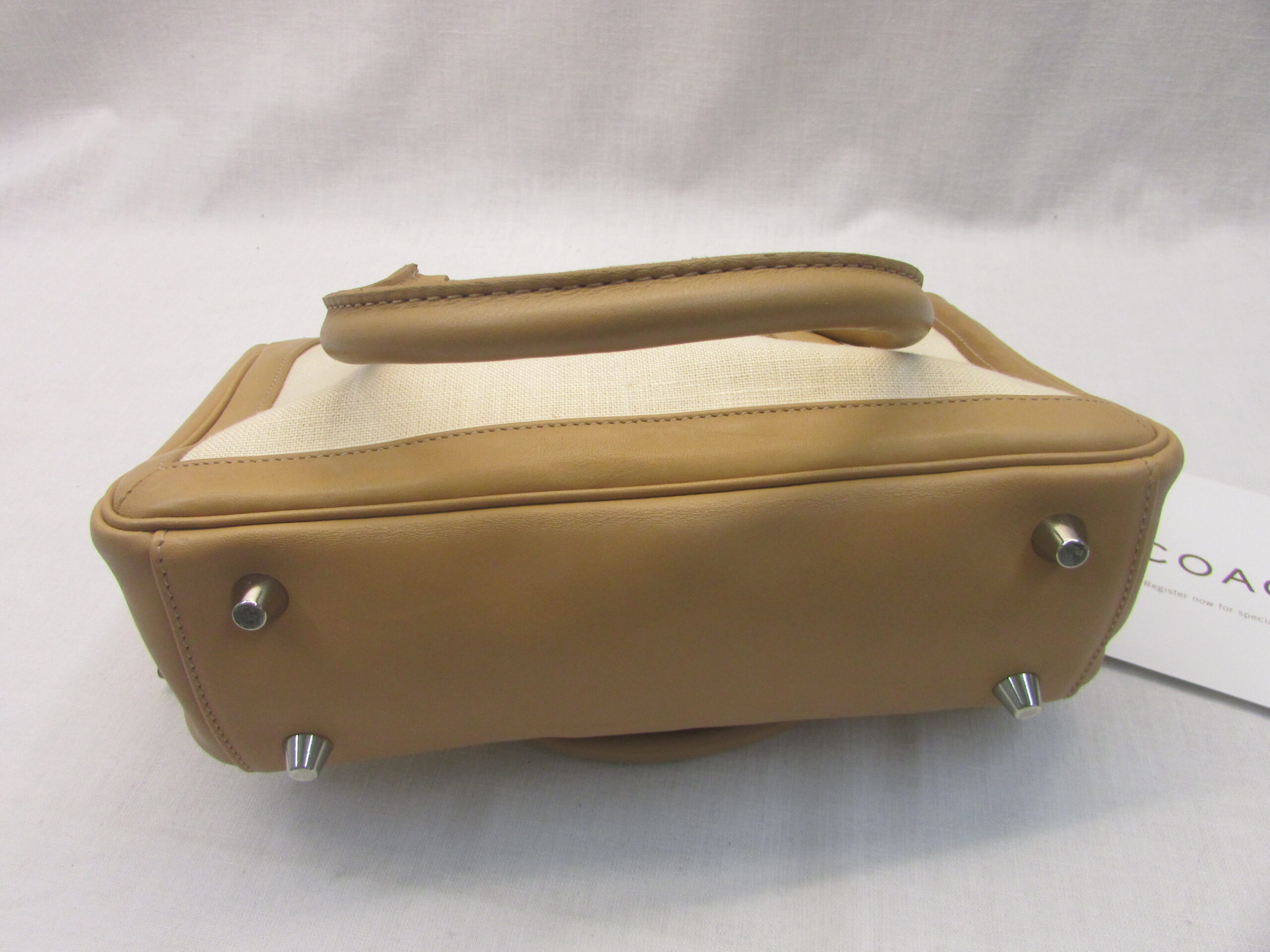 Coach, Vintage Small Tote Bag Purse - Image 4