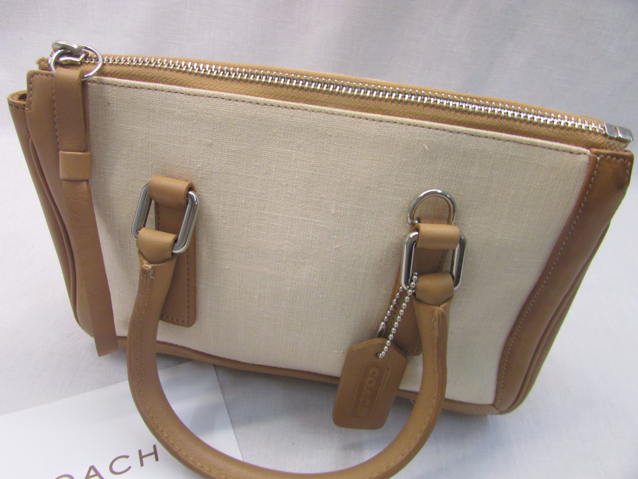 Coach, Vintage Small Tote Bag Purse - Image 5