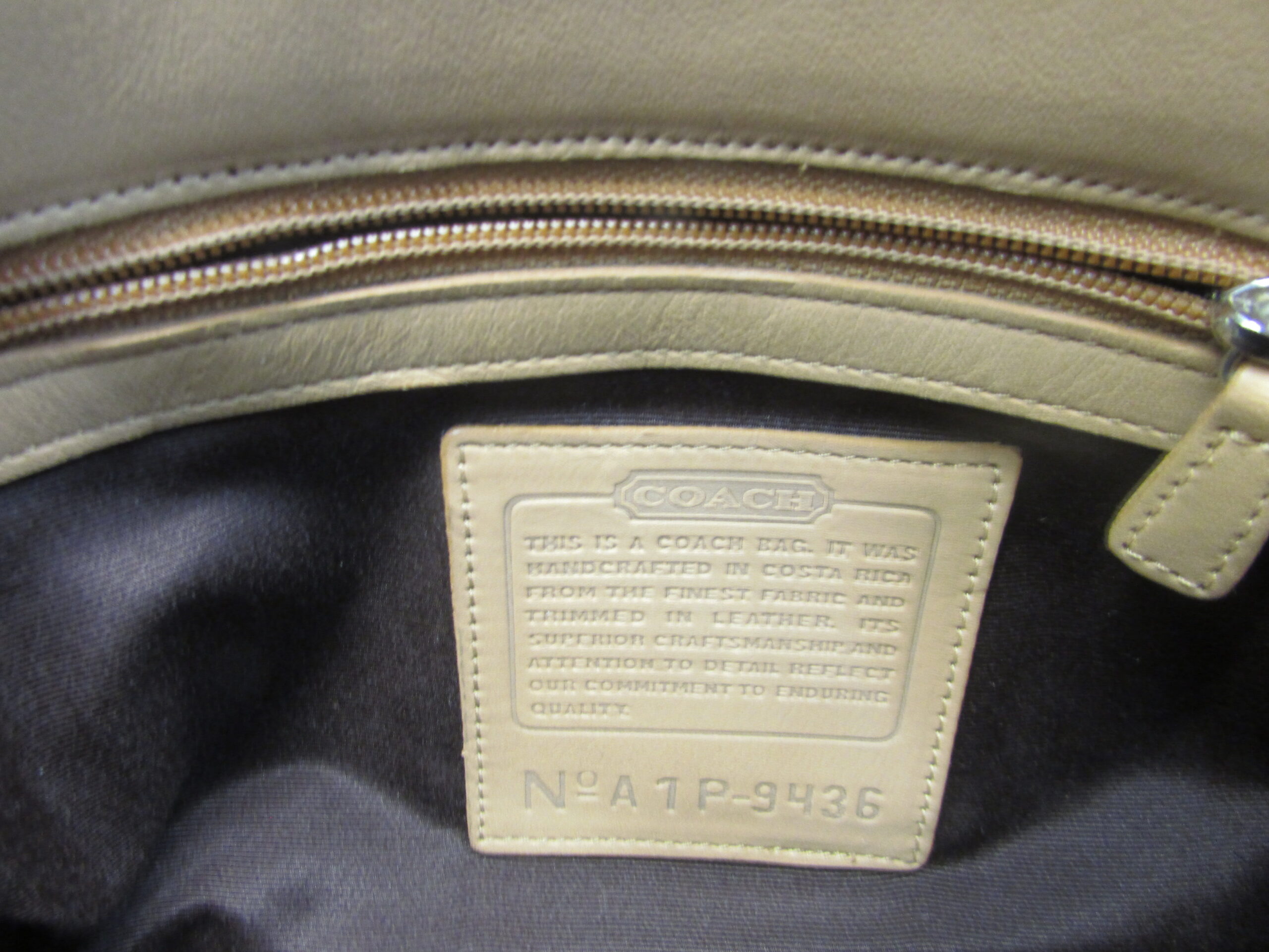 Coach, Vintage Small Tote Bag Purse - Image 6