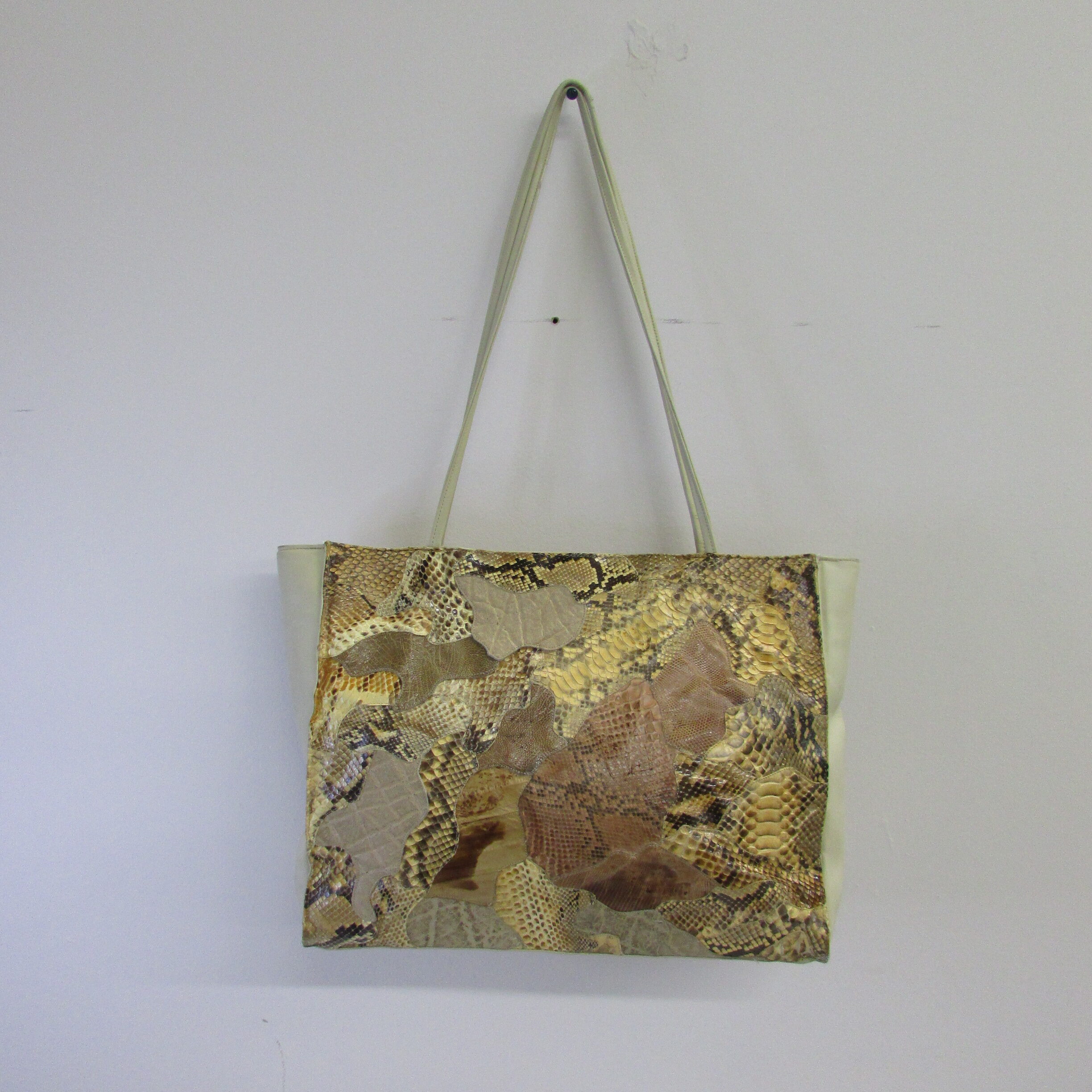 Creations by Lama Reptile Skin Design Large Tote