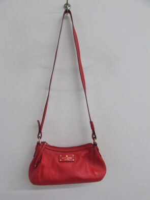 Kate Spade Vintage Red Leather Crossbody Purse