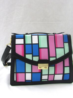 Vera Bradley Multi Color Geo Print Change Up Cross Body Bag