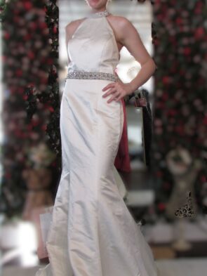 Ashley Lauren Women Bridal Gown, White Gown Size 6