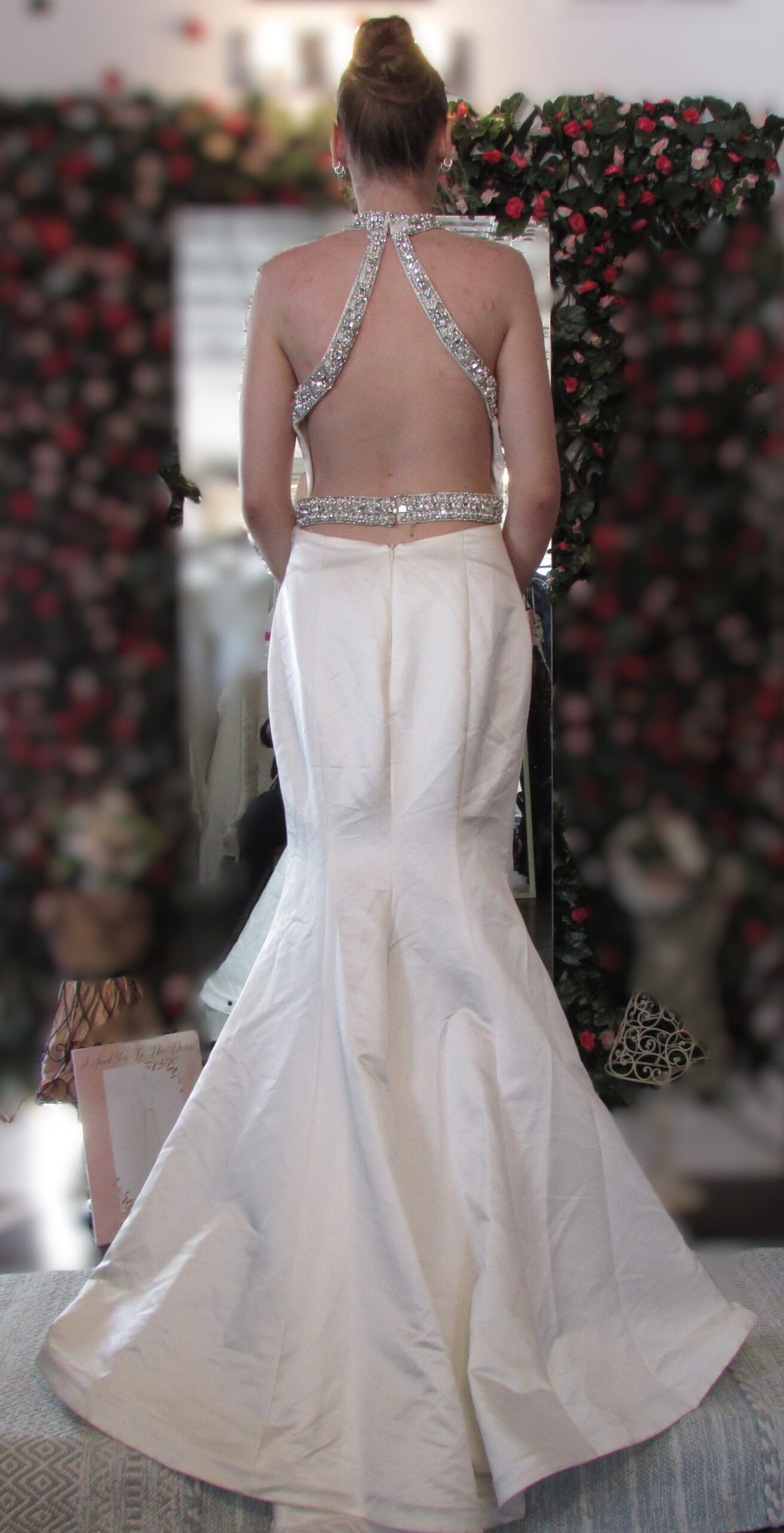 Ashley Lauren Women Bridal Gown, White Gown Size 6 - Image 2