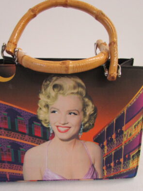 Marilyn Monroe Vintage Bourbon St Design Fabric Tote
