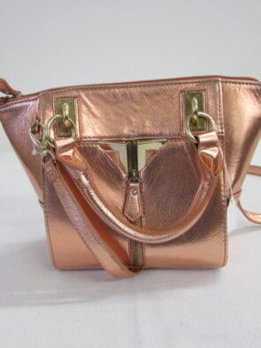 Danielle Nicole Vintage Metallic Rose Gold Tote w/Strap
