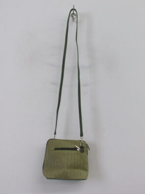 Unbranded Genuine Leather Basket Woven Crossbody Bag Purse