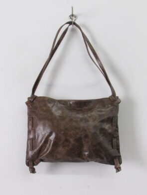 Latico USA Vintage Green Leather Evelope Purse