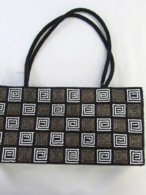 Vintage Multi Color Beaded Evening Bag