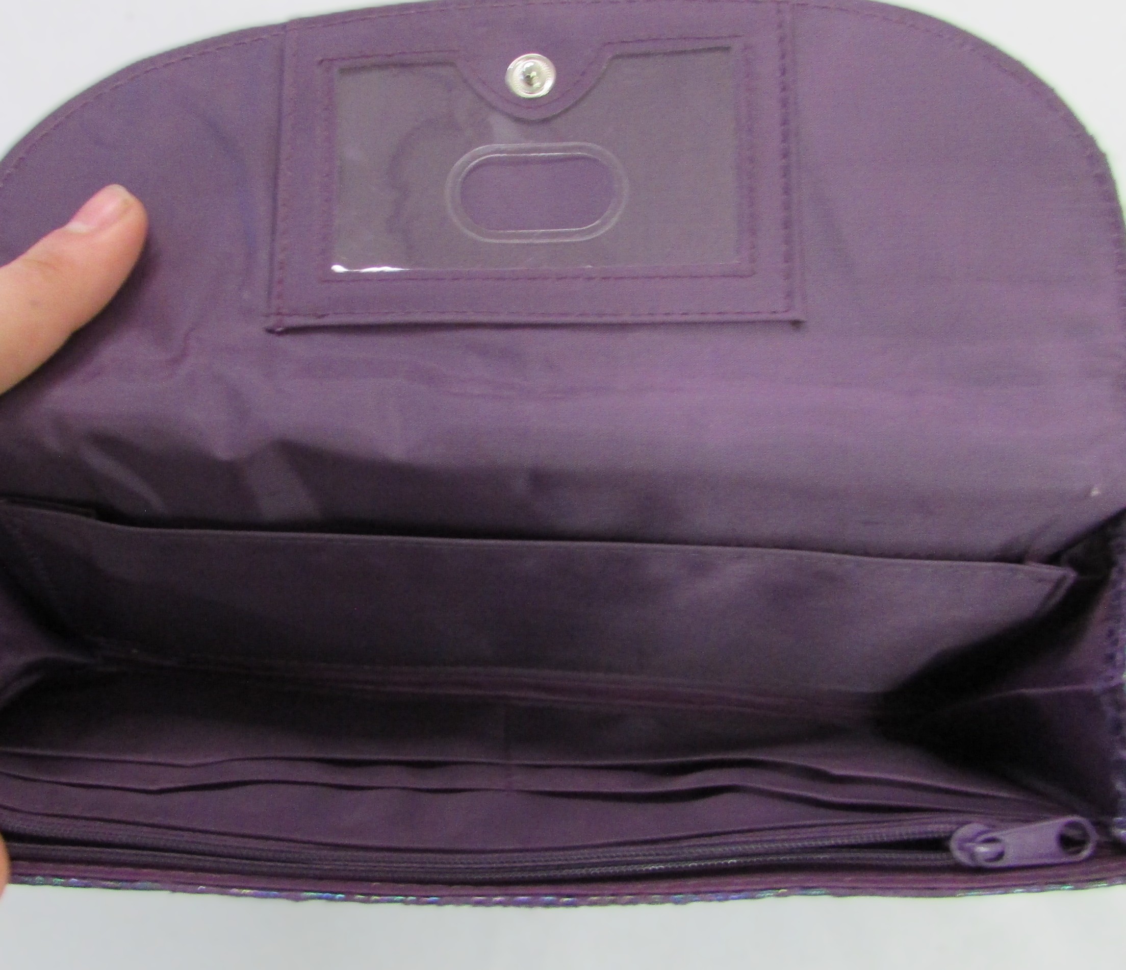 Vintage Purple Wristlet Purse - Image 3