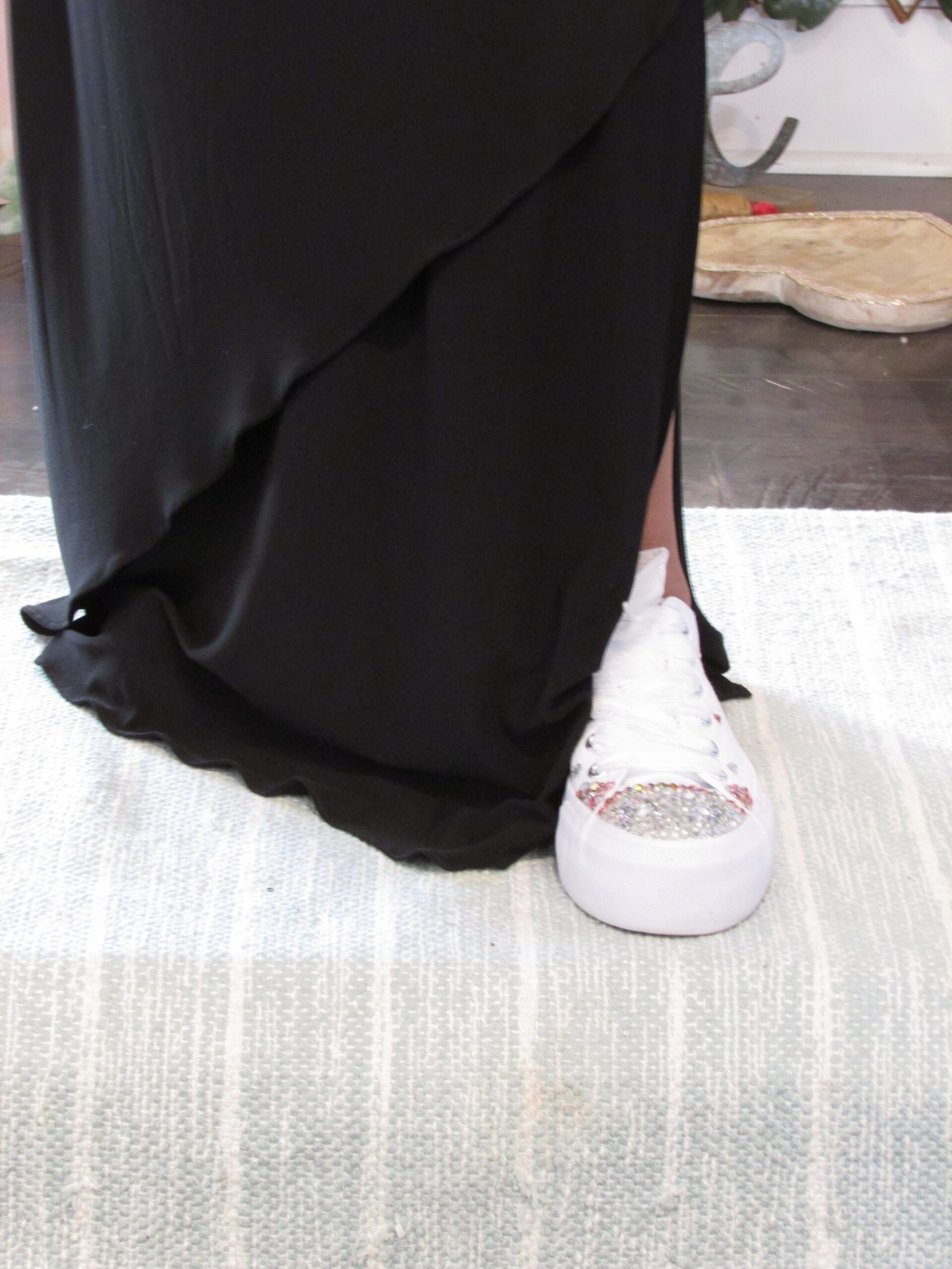 Alex Evenings Black 2 Piece Gown w Jacekt Size 14