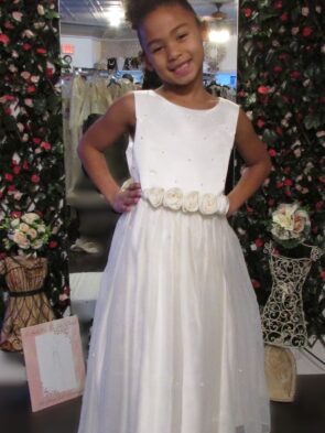 Cinderella Sleeveless Flower Girl Dress Size 10